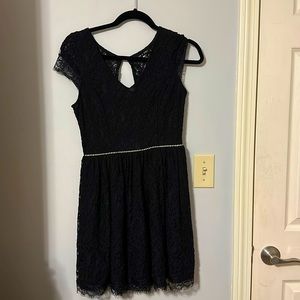 Black lace dress from Macy’s!